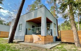 «Причал» 1-этажный двухкомнатный комфортабельный коттедж (№ 15)