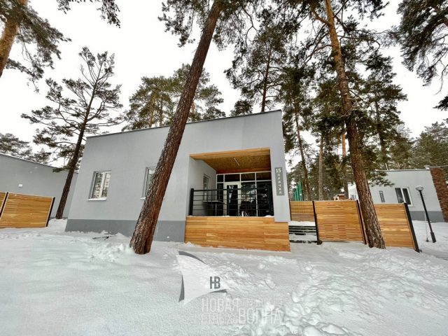 «Причал» 1-этажный двухкомнатный комфортабельный коттедж (№ 15)